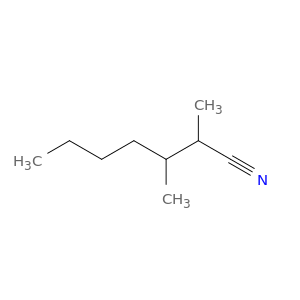 Heptanenitrile, 2,3-dimethyl-