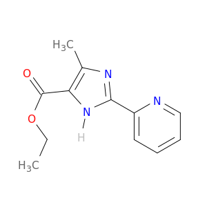 4-甲基-2-(2-吡啶基)-1H-咪唑-5-羧酸乙酯