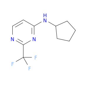 4-Pyrimidinamine, N-cyclopentyl-2-(trifluoromethyl)-
