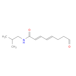 2,4-Octadienamide, N-(2-methylpropyl)-8-oxo-, (E,E)-
