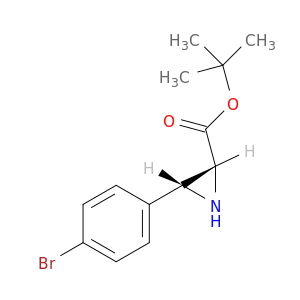 cis-tert-butyl 3-(4-bromophenyl)aziridine-2-carboxylate