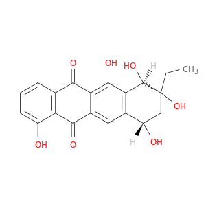 5,12-Naphthacenedione,8-ethyl-7,8,9,10-tetrahydro-1,6,7,8,10-pentahydroxy-, (7R,8R,10S)-