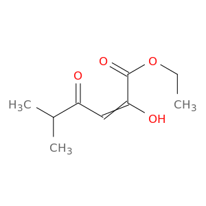 2-Hexenoic acid, 2-hydroxy-5-methyl-4-oxo-, ethyl ester