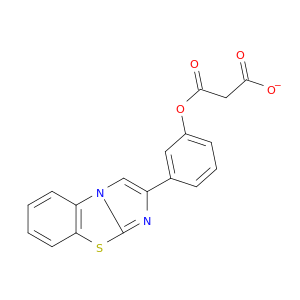 Propanedioic acid, mono(3-imidazo(2,1-b)benzothiazol-2-ylphenyl) ester