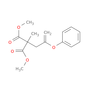 Propanedioic acid, methyl(2-phenoxy-2-propenyl)-, dimethyl ester