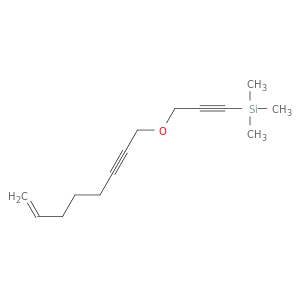 Silane, trimethyl[3-(7-octen-2-ynyloxy)-1-propynyl]-