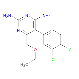 5-(3,4-dichlorophenyl)-6-(ethoxymethyl)pyrimidine-2,4-diamine