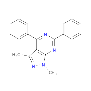 1H-Pyrazolo[3,4-d]pyrimidine, 1,3-dimethyl-4,6-diphenyl-