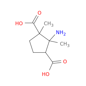 1,3-Cyclopentanedicarboxylicacid, 2-amino-1,2-dimethyl-