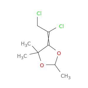 1,3-Dioxolane, 5-(1,2-dichloroethylidene)-2,4,4-trimethyl-
