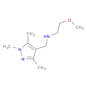 2-Methoxy-N-((1,3,5-trimethyl-1H-pyrazol-4-yl)methyl)ethanamine