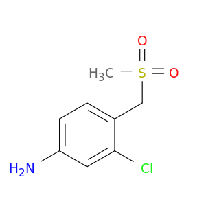 3-Chloro-4-(methanesulfonylmethyl)aniline