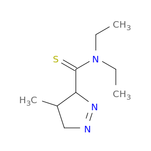 3H-Pyrazole-3-carbothioamide, N,N-diethyl-4,5-dihydro-4-methyl-