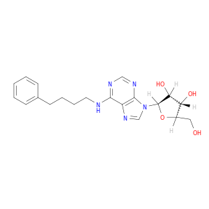 (2R,3S,4R,5R)-2-(Hydroxymethyl)-5-(6-((4-phenylbutyl)amino)-9H-purin-9-yl)tetrahydrofuran-3,4-diol