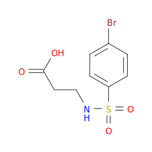 3-(4-Bromophenylsulfonamido)propanoic acid