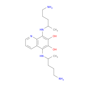 6,7-Quinolinediol, 5,8-bis[(4-amino-1-methylbutyl)amino]-
