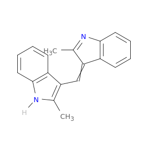2-甲基-3-[(2-甲基-3H-吲哚-3-ylidene)甲基]-1H-吲哚