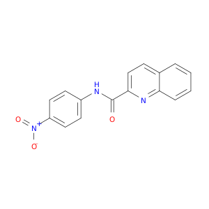 2-Quinolinecarboxamide, N-(4-nitrophenyl)-