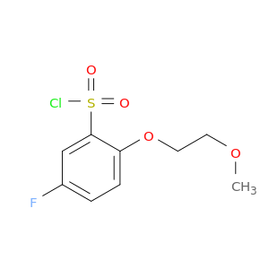 5-Fluoro-2-(2-methoxyethoxy)benzene-1-sulfonyl Chloride