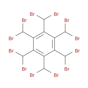 Benzene, hexakis(dibromomethyl)-