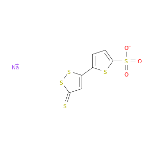 2-Thiophenesulfonicacid, 5-(3-thioxo-3H-1,2-dithiol-5-yl)-, sodium salt (1:1)