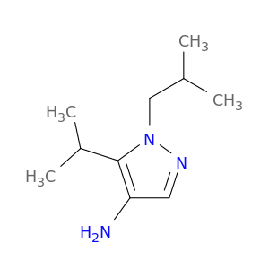 1H-吡唑-4-胺,5-(1-甲乙基)-1-(2-甲基丙基)-