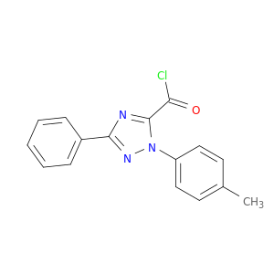 1H-1,2,4-Triazole-5-carbonyl chloride, 1-(4-methylphenyl)-3-phenyl-