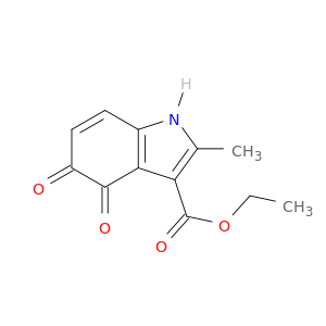 1H-Indole-3-carboxylicacid, 4,5-dihydro-2-methyl-4,5-dioxo-, ethyl ester