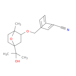 2-({[4-(2-hydroxypropan-2-yl)-1-methyl-7-oxabicyclo[2.2.1]hept-2-yl]oxy}methyl)benzonitrile