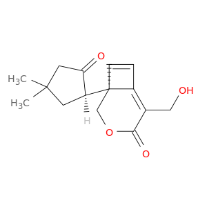 1-(4,4-dimethyl-2-oxo-cyclopentyl)-5-(hydroxymethyl)-3-oxabicyclo[4.2.0]octa-5,7-dien-4-one