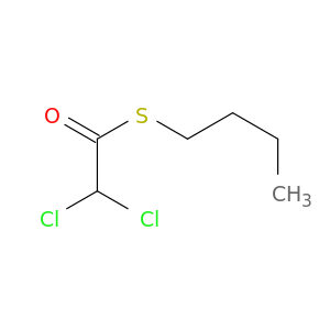 Ethanethioic acid, dichloro-, S-butyl ester