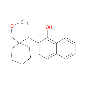 1-Naphthalenol, 2-[[1-(methoxymethyl)cyclohexyl]methyl]-