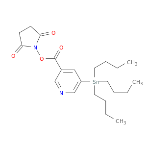 2,5-Pyrrolidinedione, 1-[[[5-(tributylstannyl)-3-pyridinyl]carbonyl]oxy]-