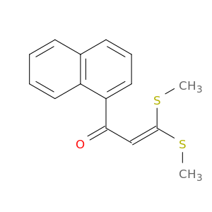2-Propen-1-one, 3,3-bis(methylthio)-1-(1-naphthalenyl)-