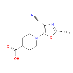 1-(4-Cyano-2-methyloxazol-5-yl)piperidine-4-carboxylic Acid