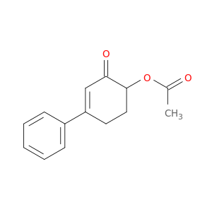 2-Cyclohexen-1-one, 6-(acetyloxy)-3-phenyl-