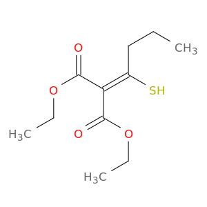 Propanedioic acid, (1-mercaptobutylidene)-, diethyl ester