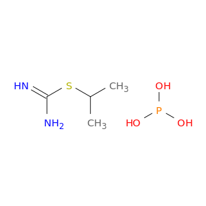 Carbamimidothioic acid, 1-methylethyl ester, compd. with phosphorousacid (1:1)