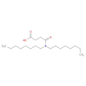 Butanoic acid, 4-(dioctylamino)-4-oxo-