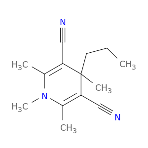 3,5-Pyridinedicarbonitrile, 1,4-dihydro-1,2,4,6-tetramethyl-4-propyl-