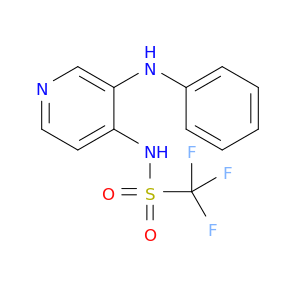 Methanesulfonamide, 1,1,1-trifluoro-N-[3-(phenylamino)-4-pyridinyl]-