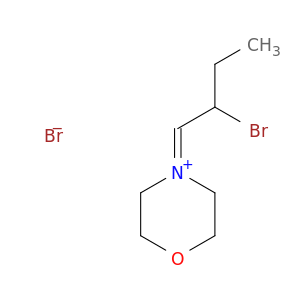 Morpholinium, 4-(2-bromobutylidene)-, bromide