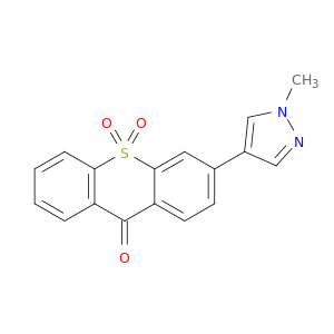 9H-Thioxanthen-9-one, 3-(1-methyl-1H-pyrazol-4-yl)-, 10,10-dioxide