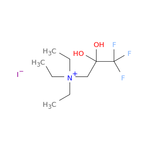 1-Propanaminium, N,N,N-triethyl-3,3,3-trifluoro-2,2-dihydroxy-, iodide
