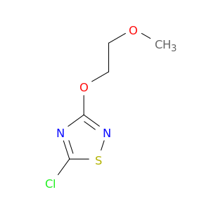 1,2,4-Thiadiazole, 5-chloro-3-(2-methoxyethoxy)-