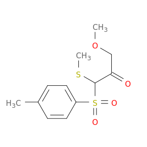 2-Propanone, 3-methoxy-1-[(4-methylphenyl)sulfonyl]-1-(methylthio)-