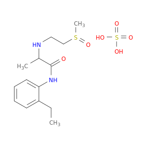 2'-ETHYL-2-(2-METHYLSULFINYLETHYLAMINO)PROPIONANILIDE SULFATE