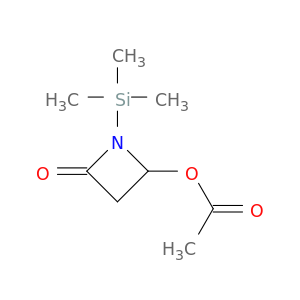 2-Azetidinone, 4-(acetyloxy)-1-(trimethylsilyl)-
