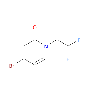 2(1H)-Pyridinone, 4-bromo-1-(2,2-difluoroethyl)-