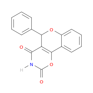 2H,5H-[1]Benzopyrano[3,4-e]-1,3-oxazine-2,4(3H)-dione, 5-phenyl-